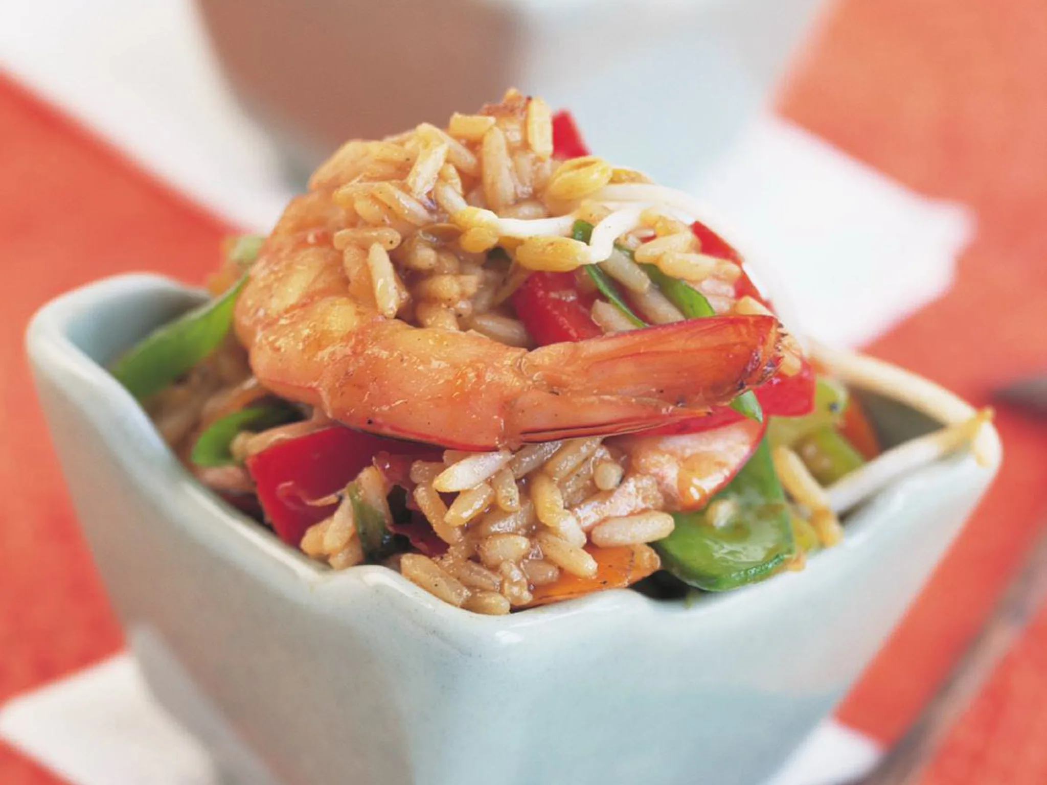 fried rice with prawns