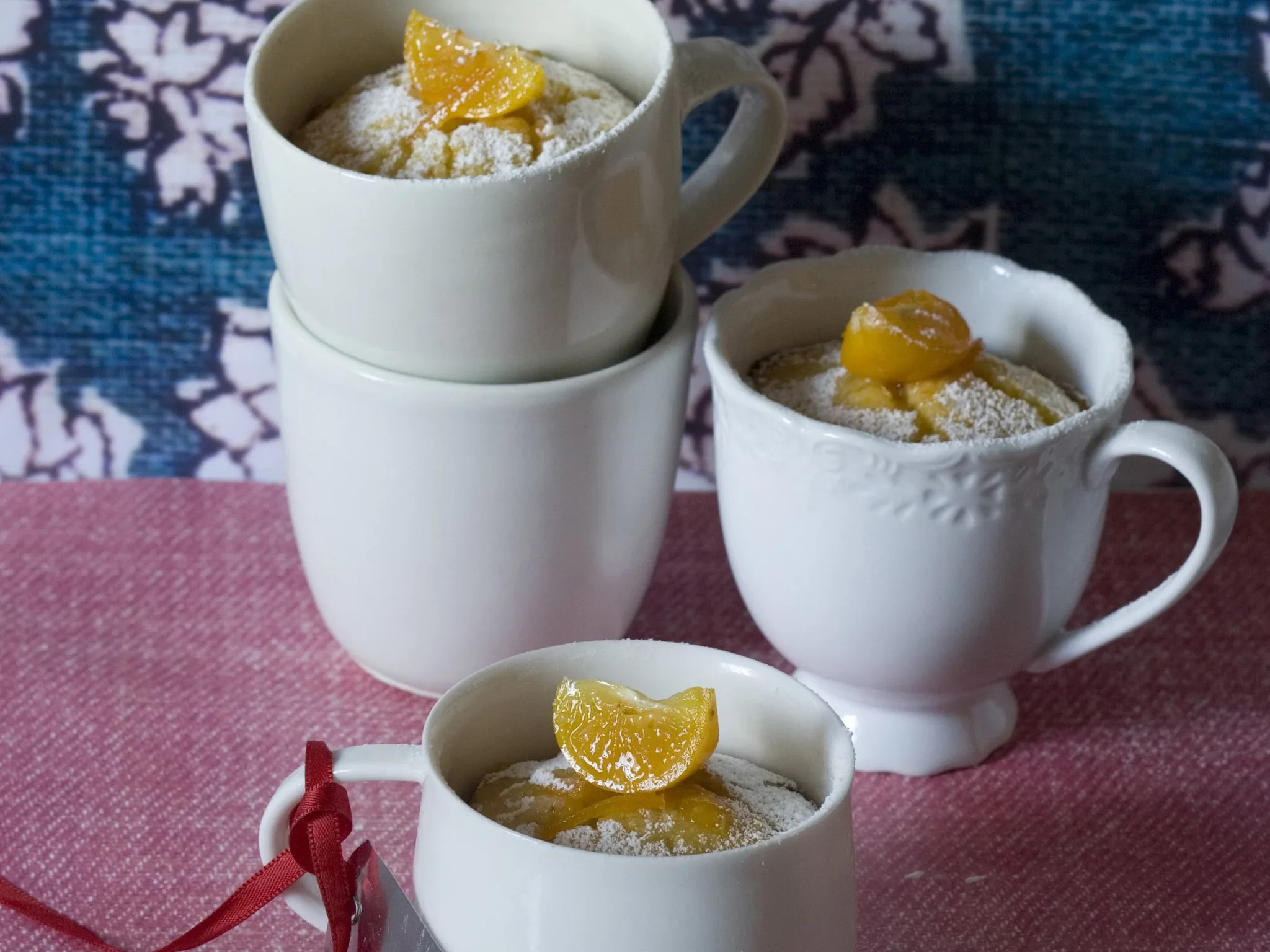 brandied cumquat puddings