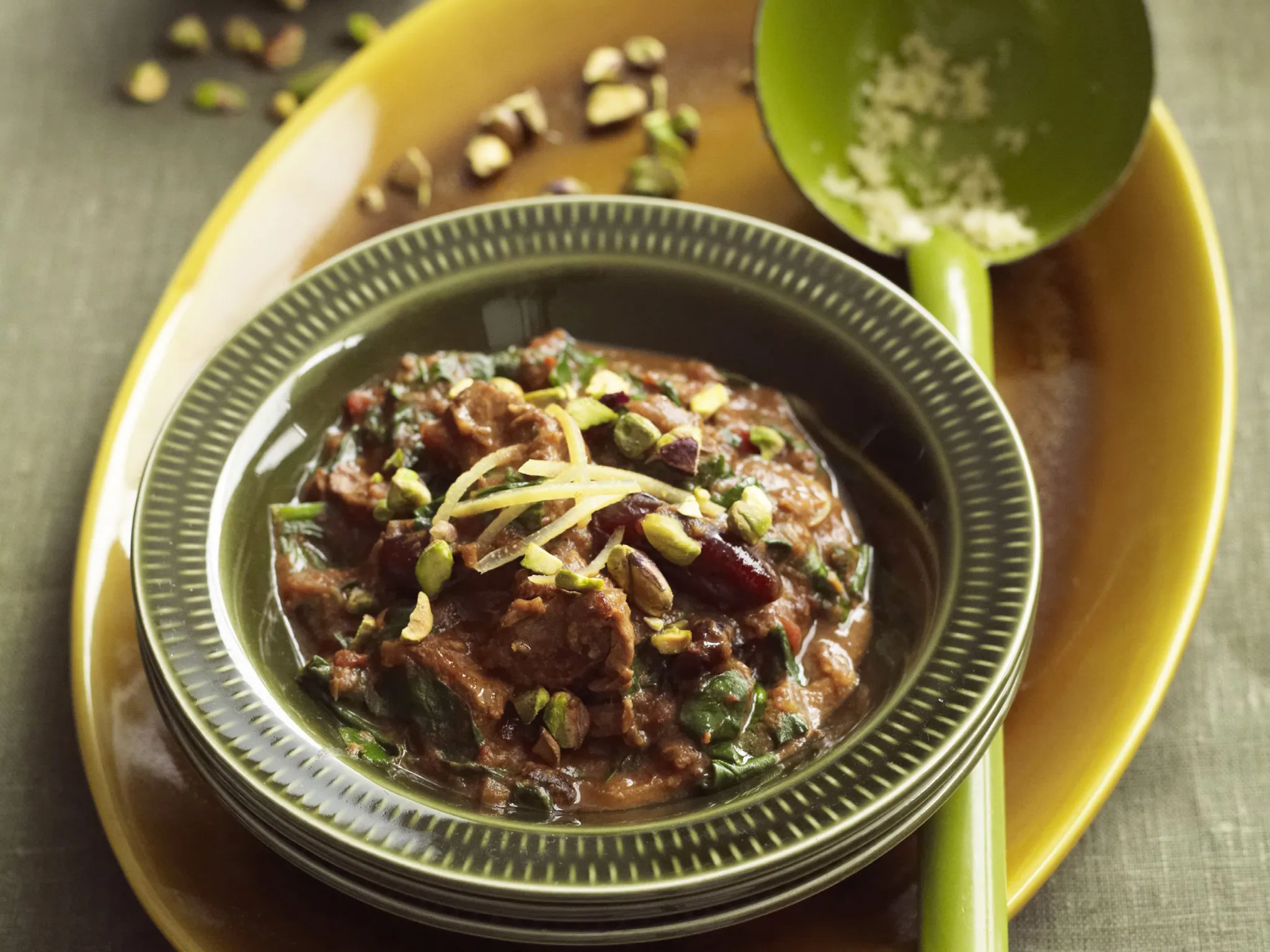 beef, date and spinach tagine