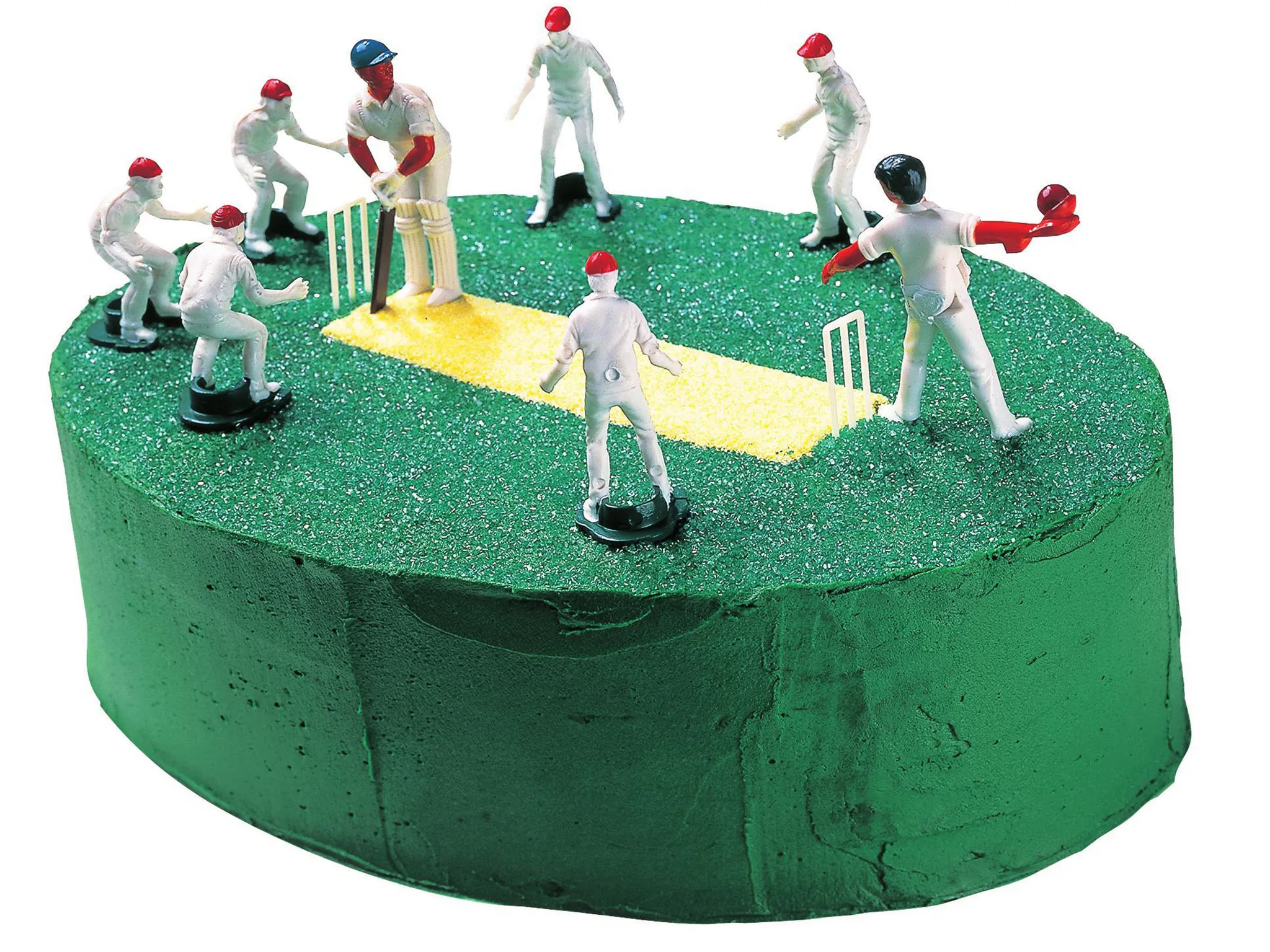 Cricket Pitch Cake.