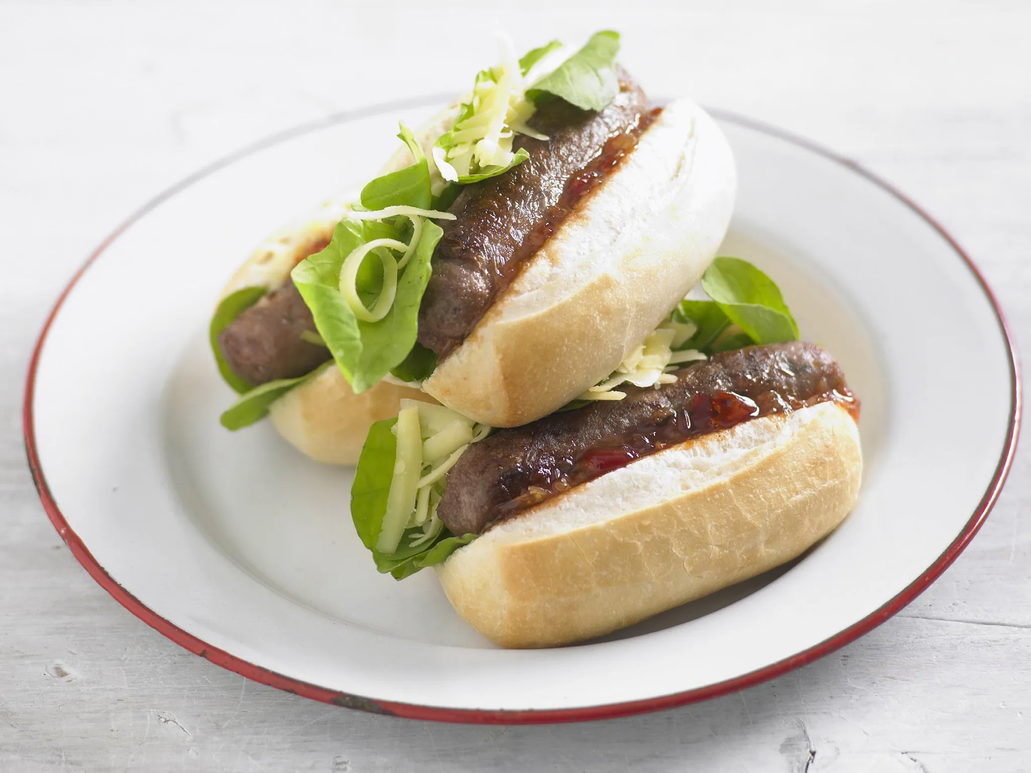 chipolatas with sweet chilli relish