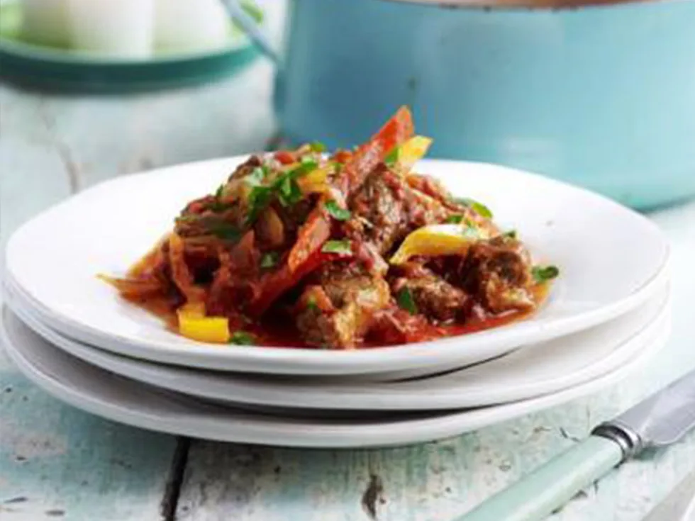 goat and capsicum stew