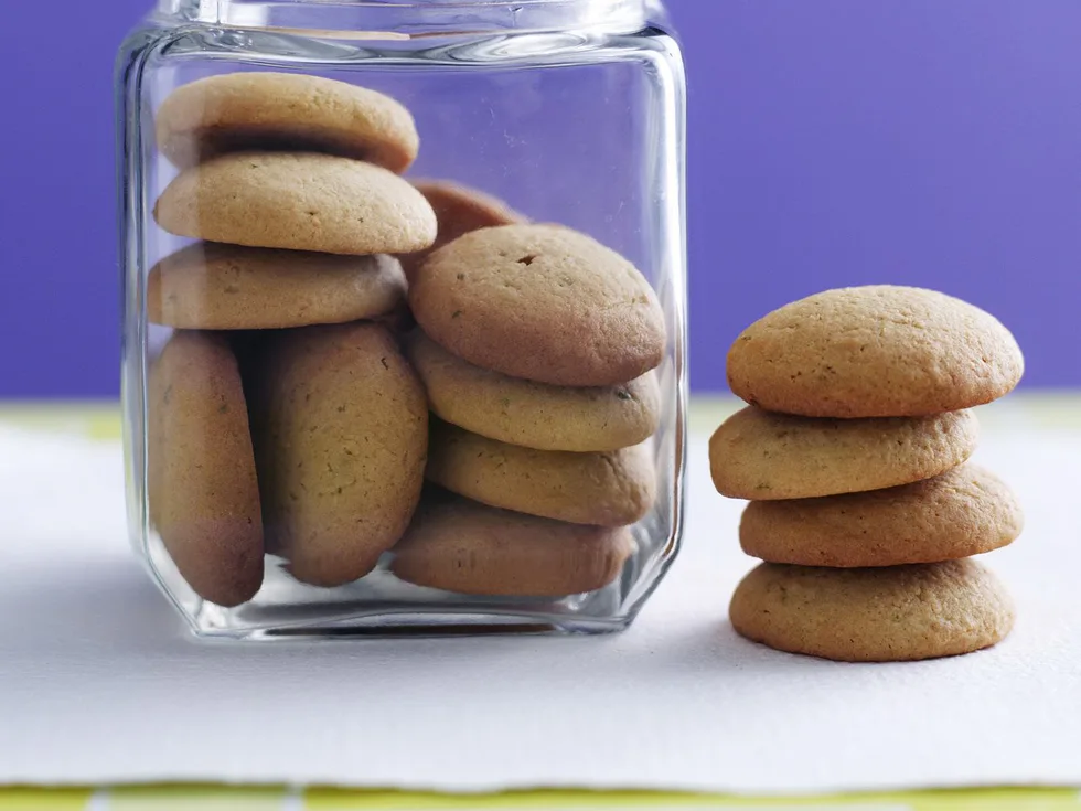 cream cheese, coconut and lime cookies