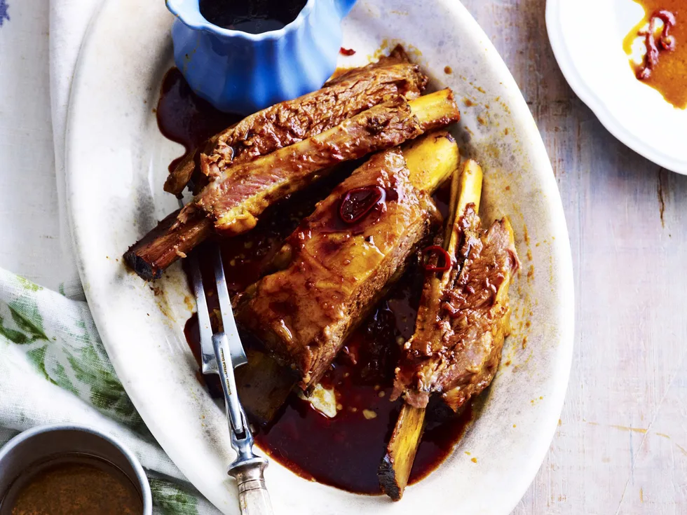 BRAISED ASIAN-STYLE BEEF RIBS