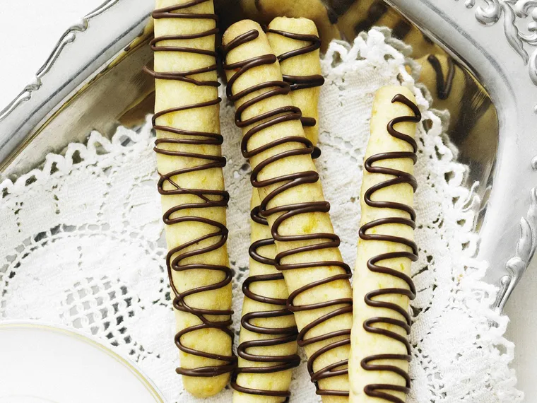 mandarin shortbread sticks