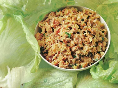 Pork and Lettuce Rolls