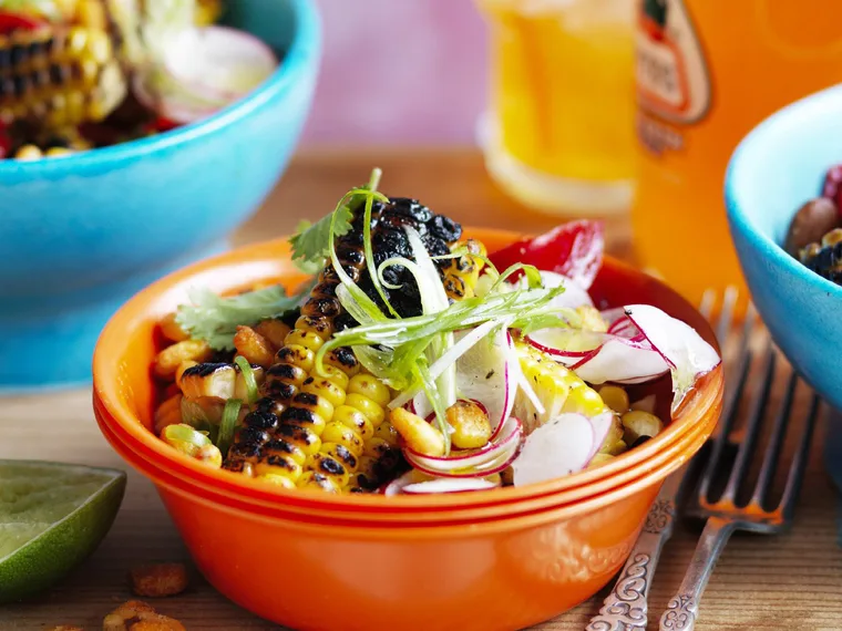CHARRED CORN & PIQUILLO PEPPER SALAD
