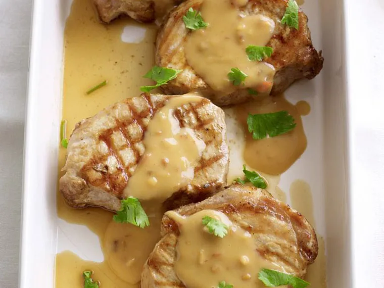 satay pork medallions