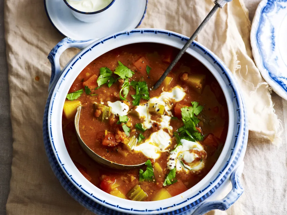 SPICY LENTIL SOUP