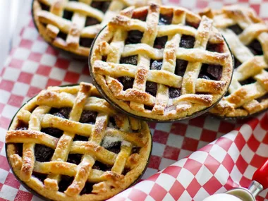 cherry  pies with orange cream Cheese  pastry