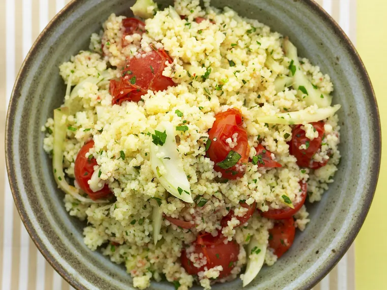 fennel and tomato couscous salad
