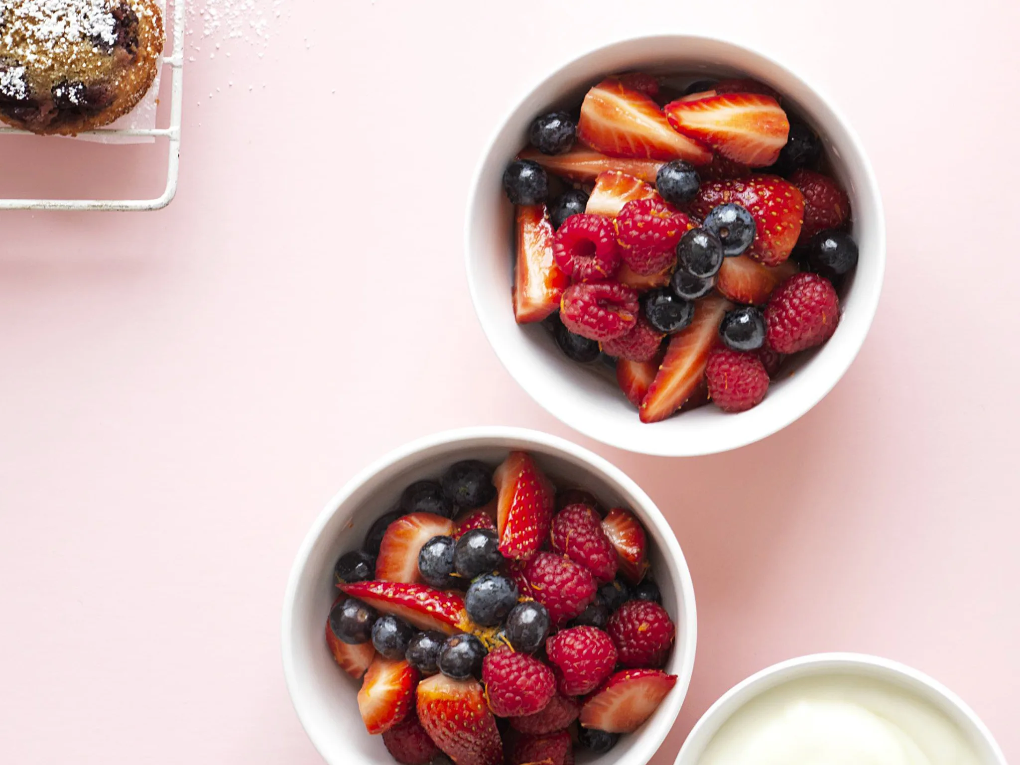 cranberry macerated mixed berries