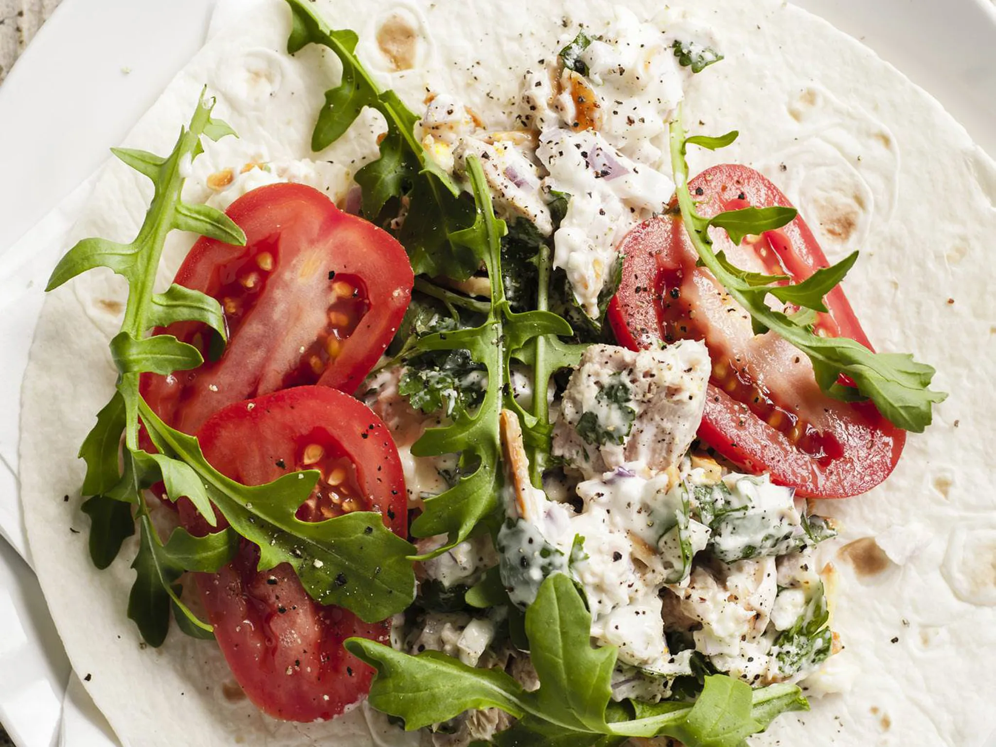 MOROCCAN TUNA WRAP