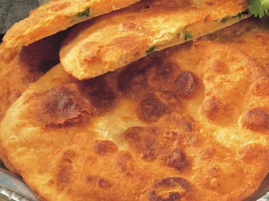 parathas with spicy potato filling