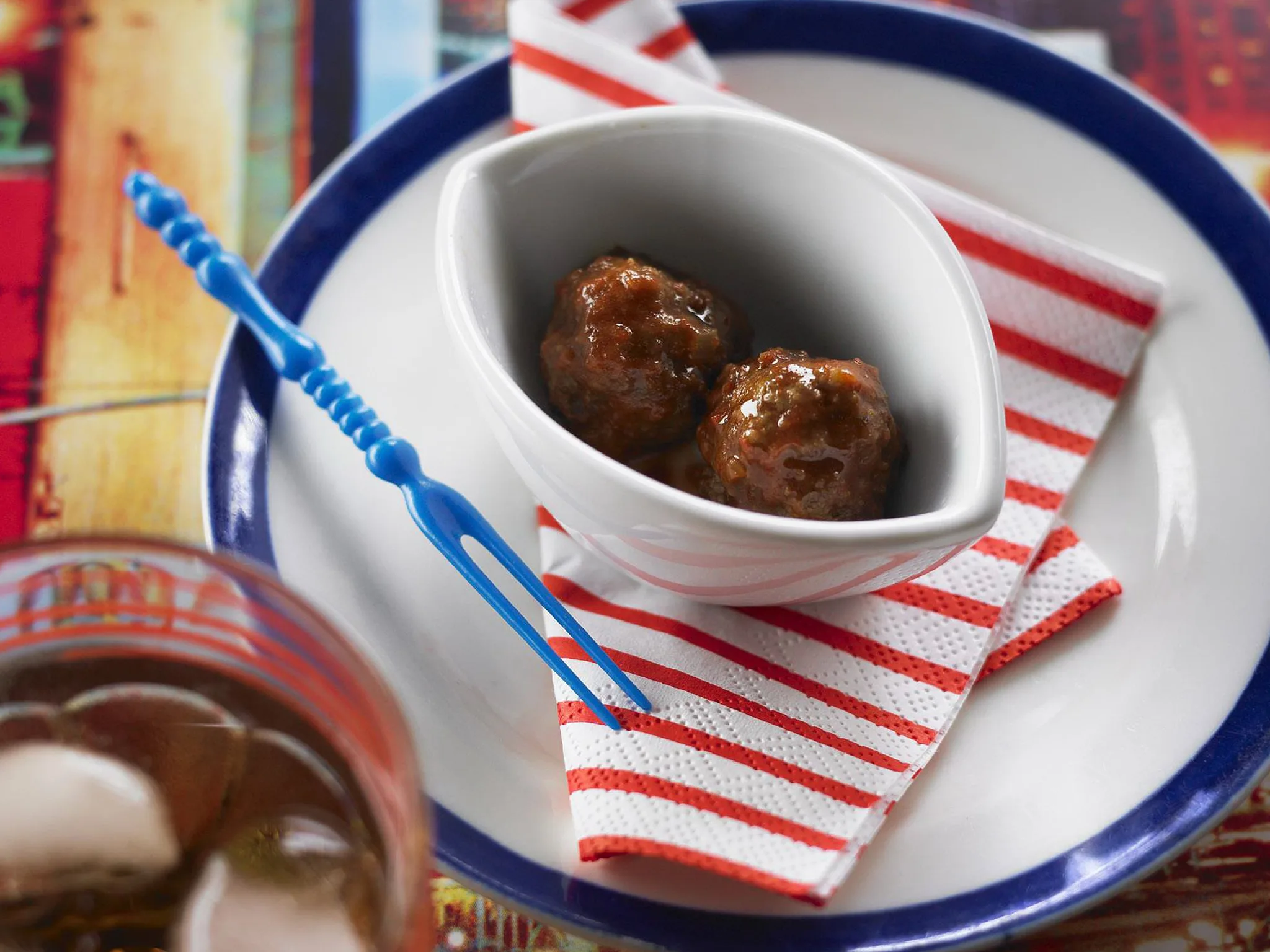 spicy meatballs with tomato relish