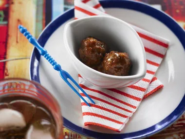 spicy meatballs with tomato relish