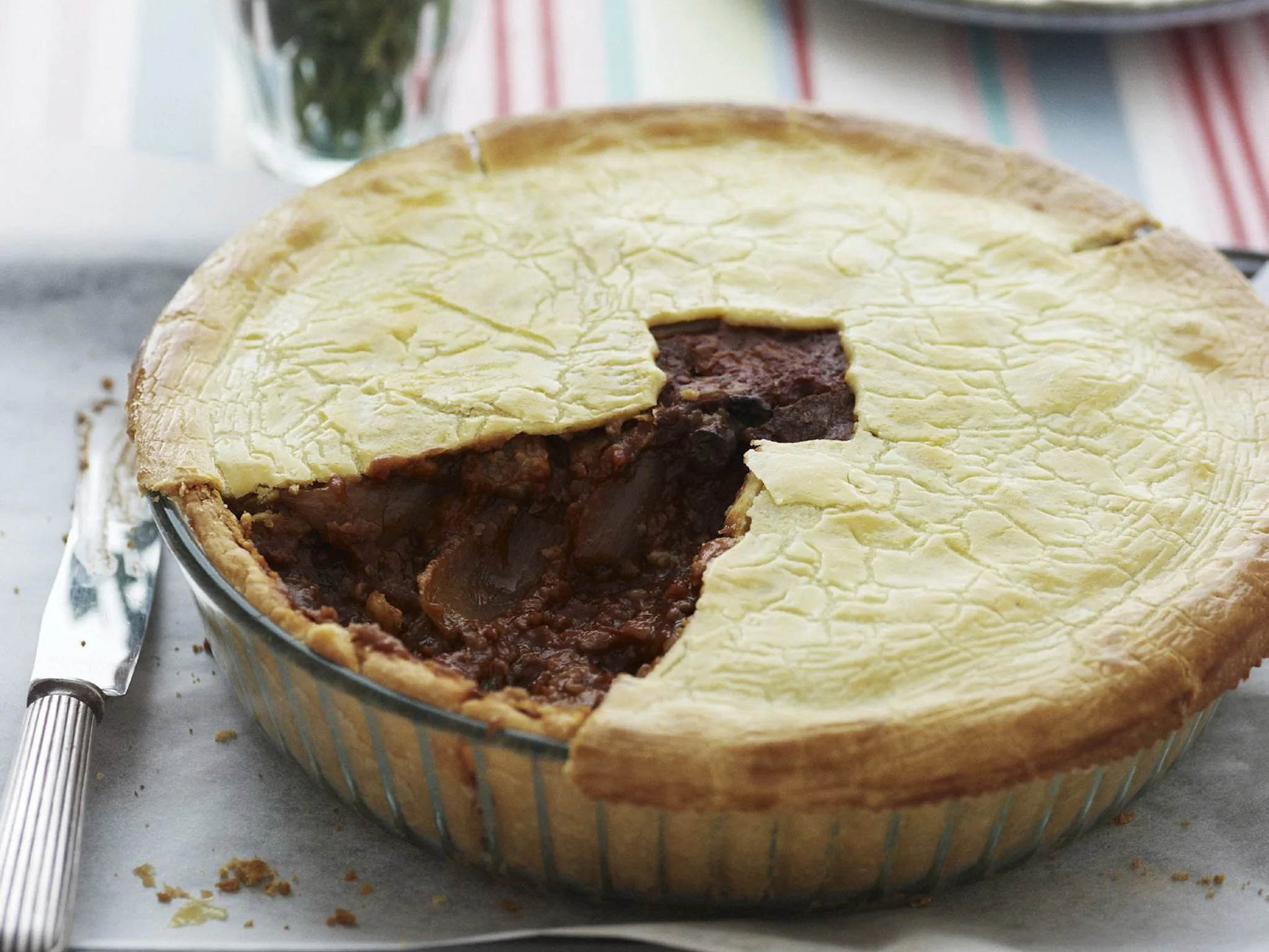 herbed veal and tomato pie