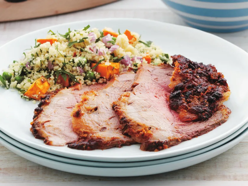 Harissa-marinated lamb leg | Women's Weekly Food