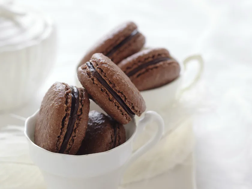 Black forest French macarons | Women's Weekly Food