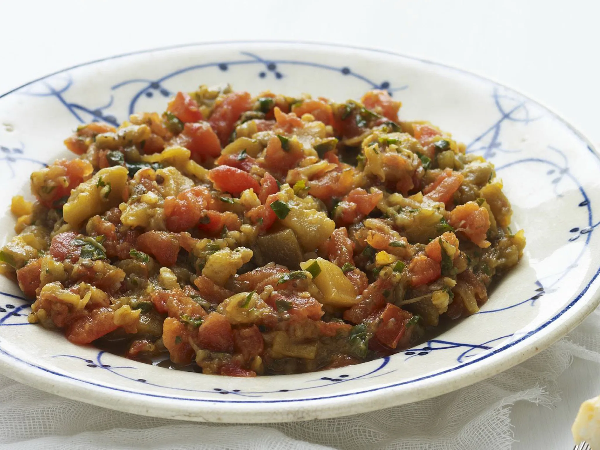 zaalouk (eggplant dip)