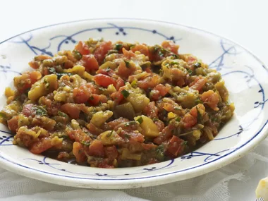 zaalouk (eggplant dip)