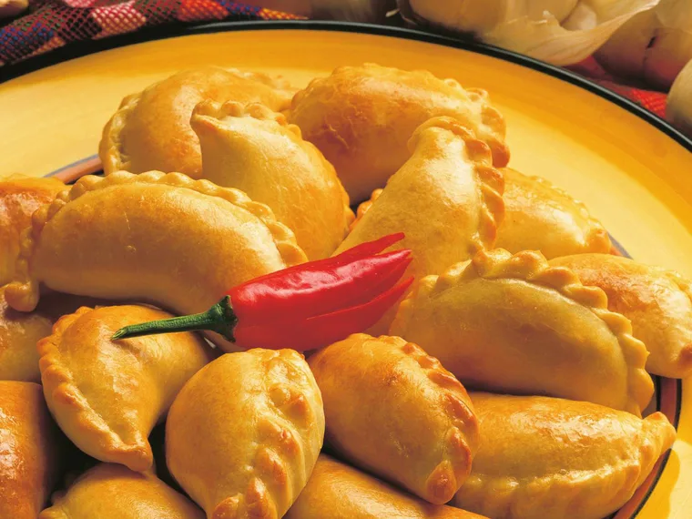 50 lamb and chorizo empanadillas