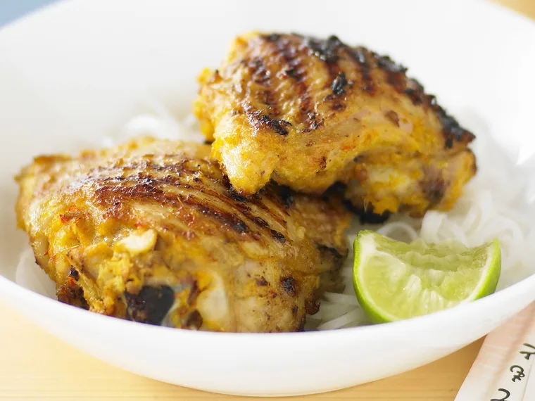grilled chicken with coriander and chilli