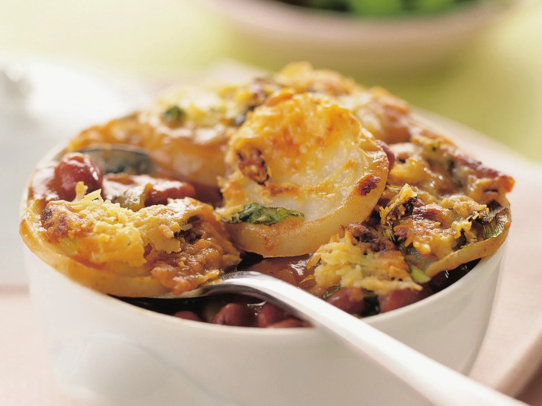 bean and potato bake