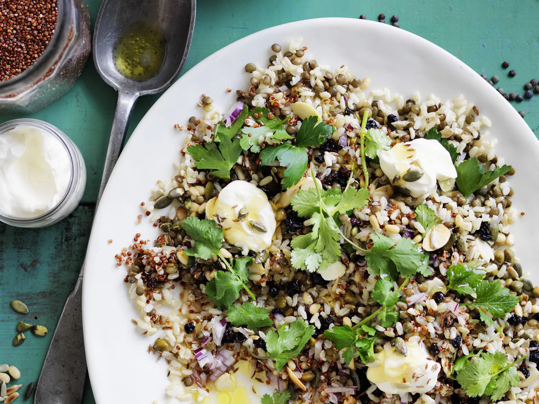 mediterranean grain salad