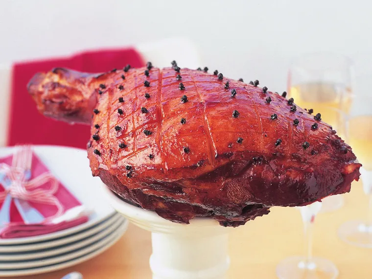 Asian-style baked ham