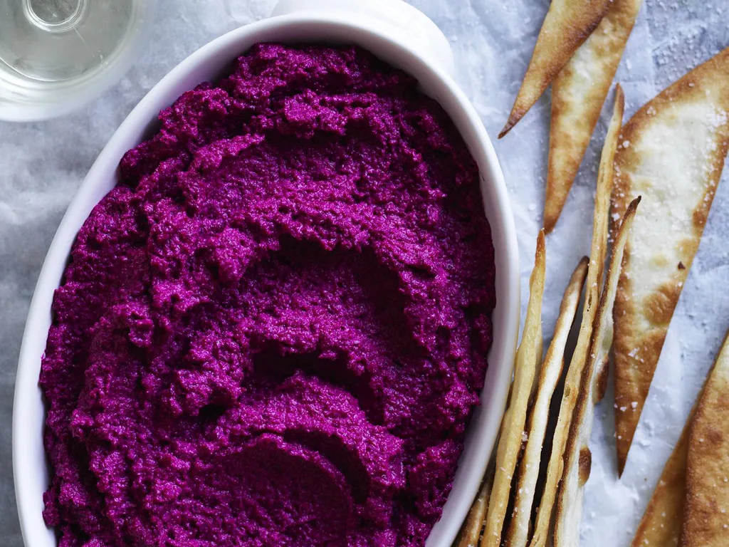 roasted beetroot & red onion dip