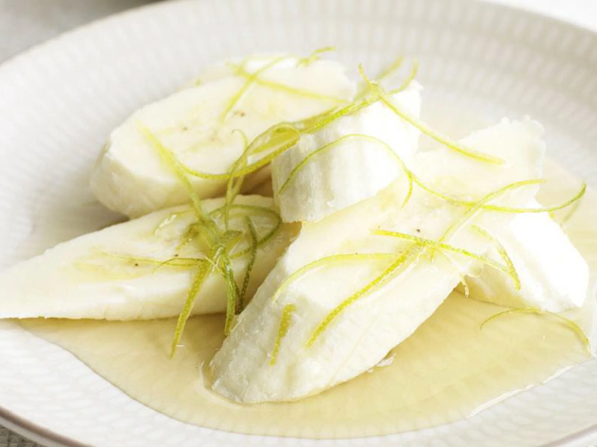 honeyed bananas with lime