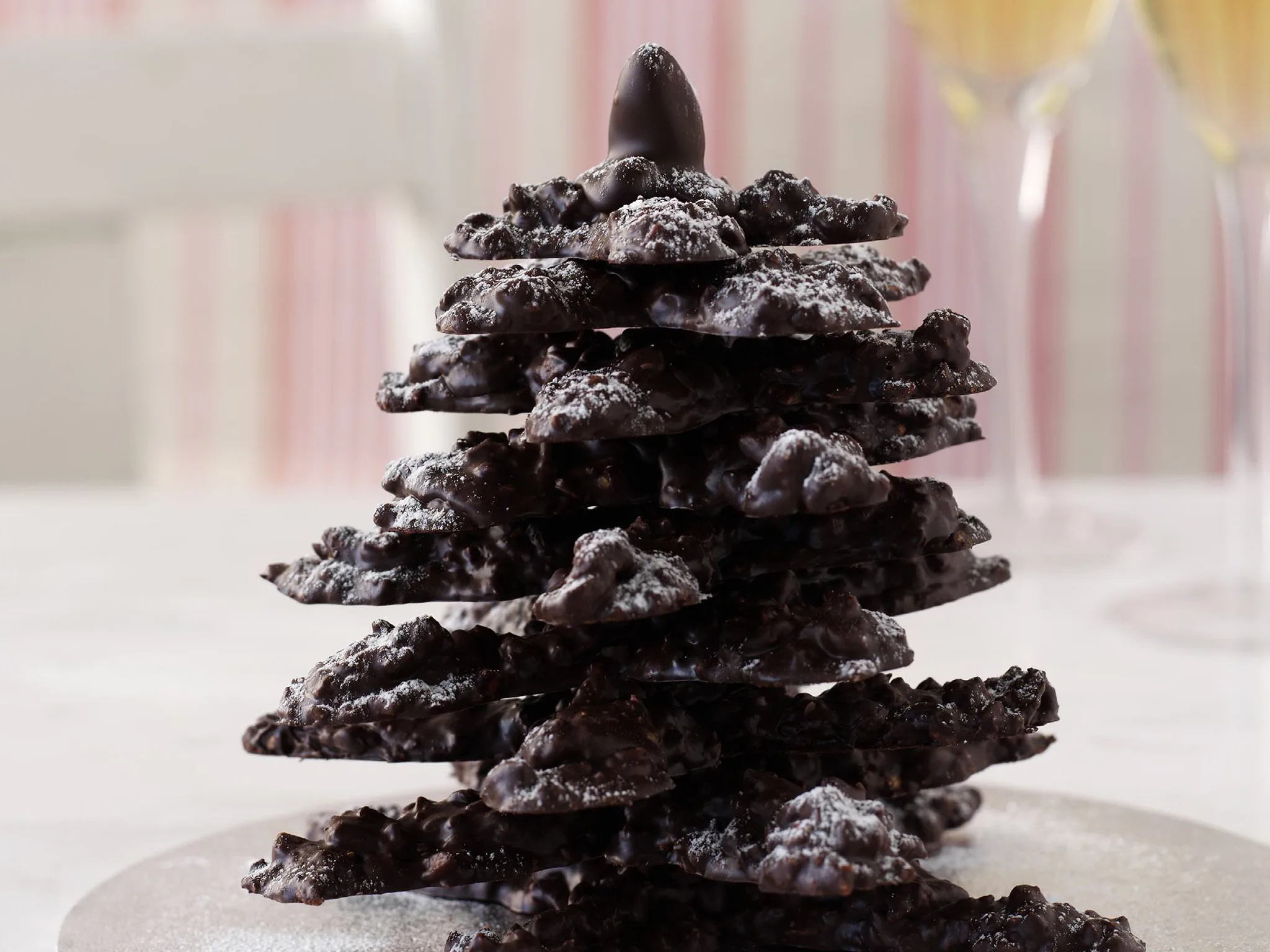 chocolate hazelnut Christmas tree