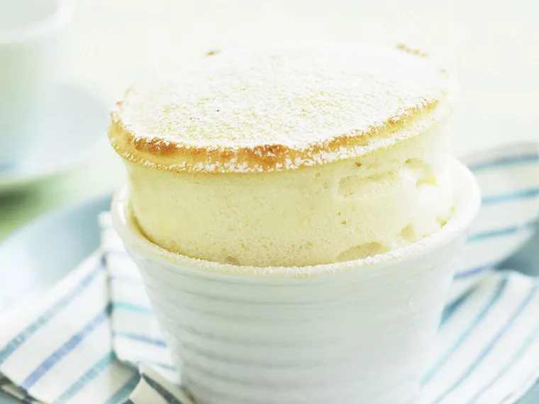 Apricot and honey souffl&eacute;s