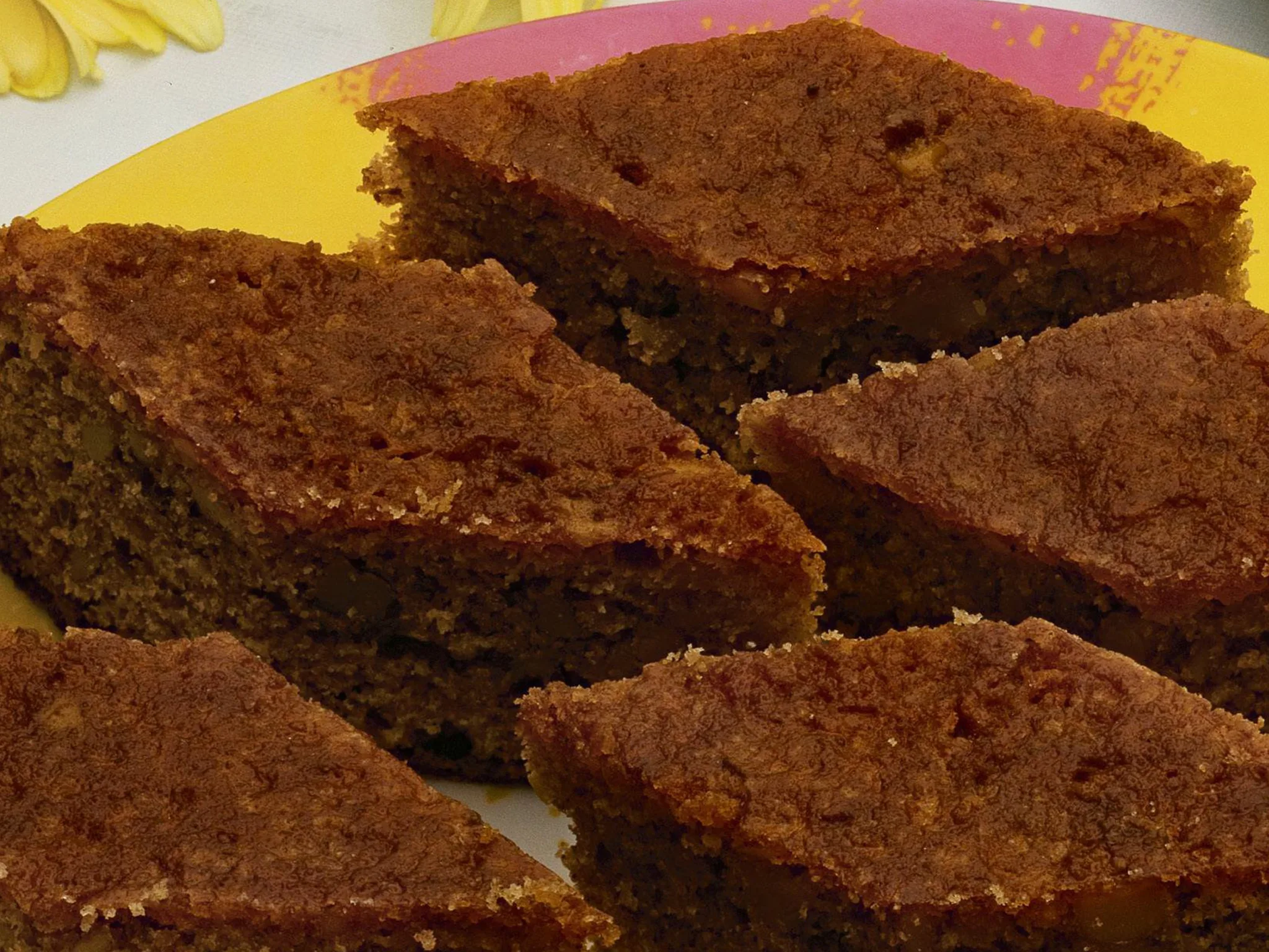 ALMOND ORANGE HALVA CAKE