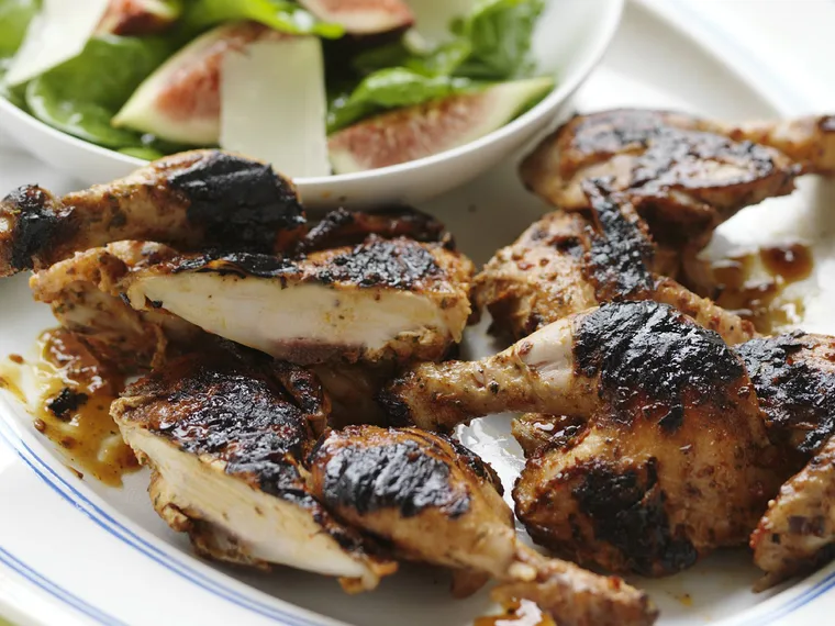 portuguese chicken with fig salad