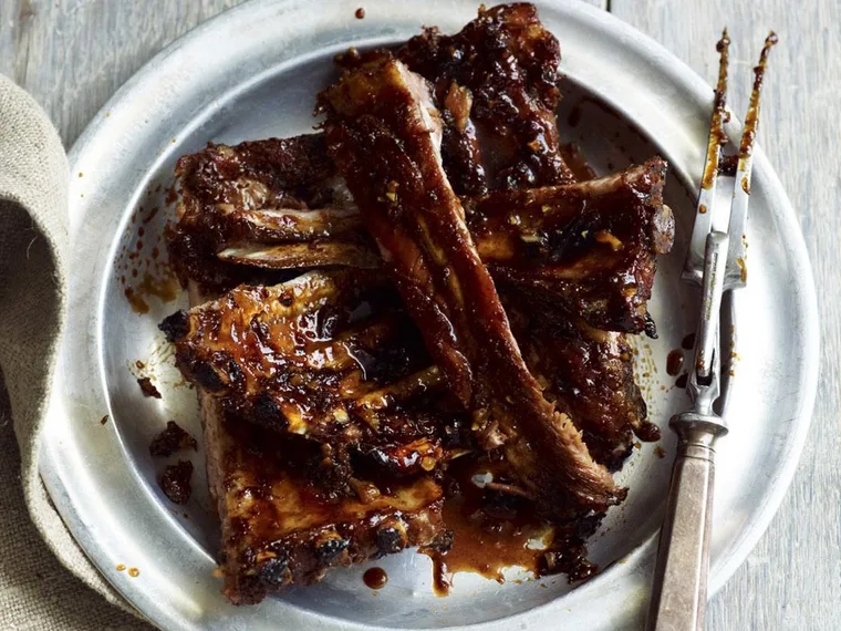 sticky pork spare ribs