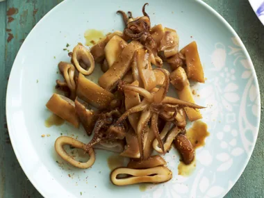 Grilled squid