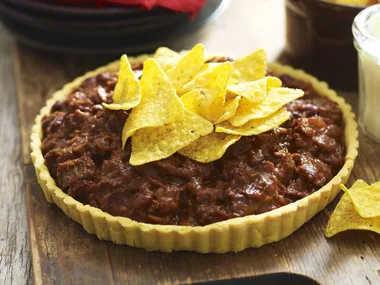mexican beef and bean pie