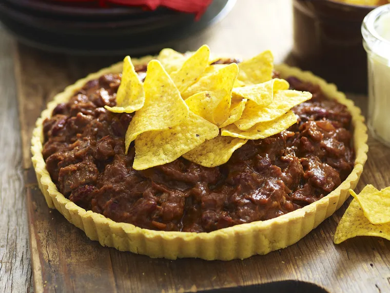 mexican beef and bean pie
