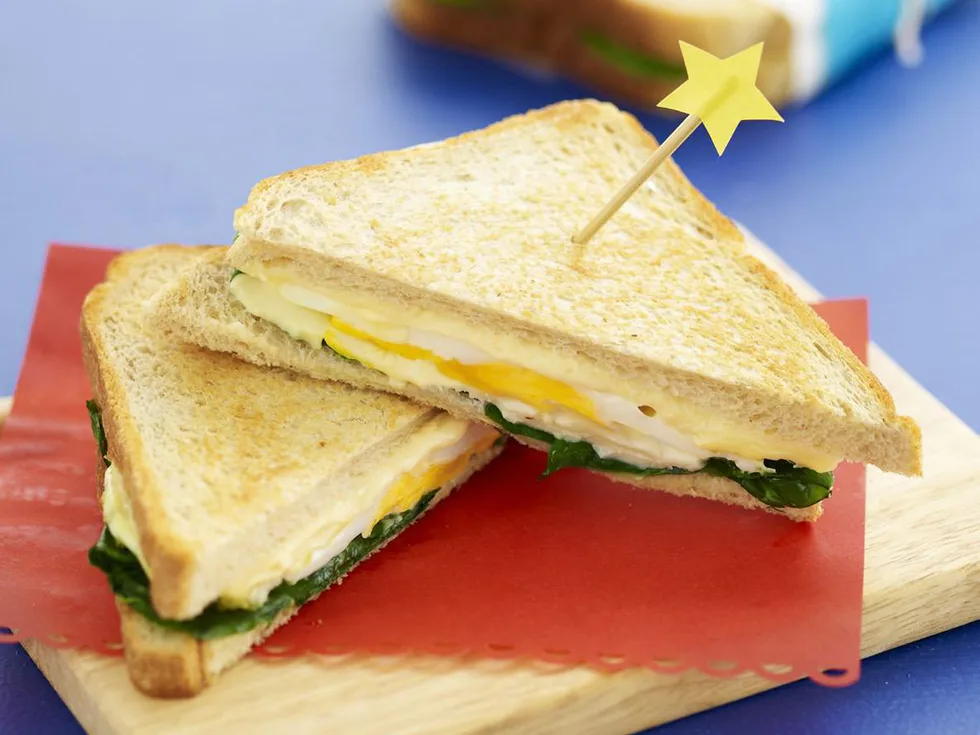 egg,cheeseandspinachtoasties