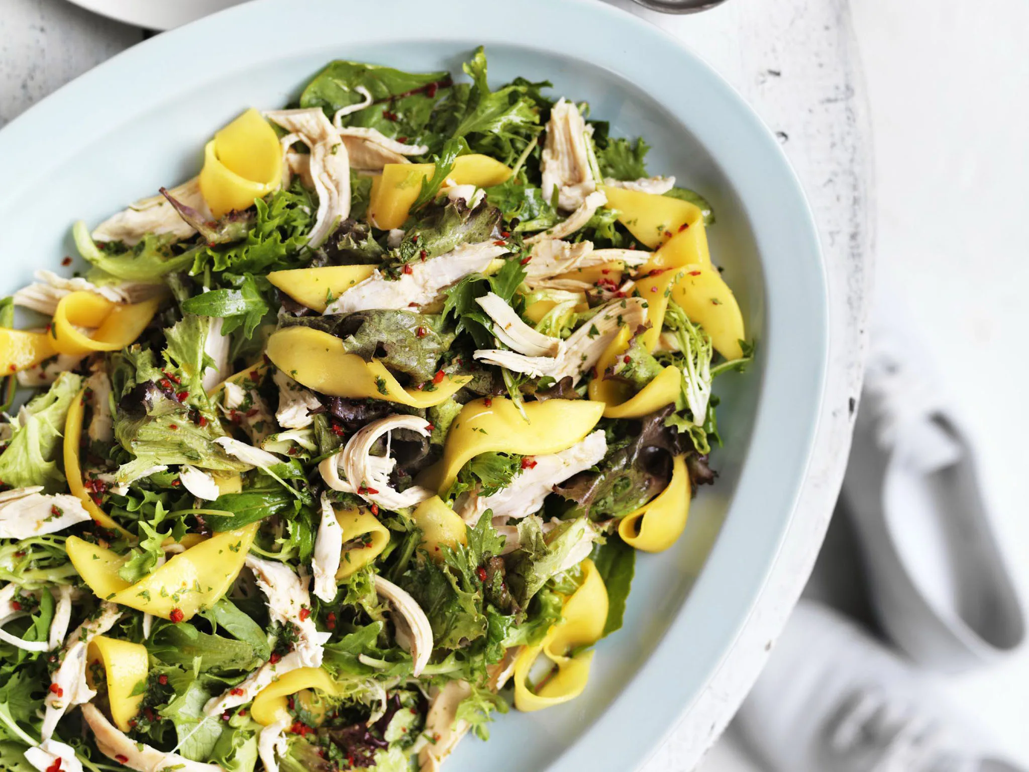 Chicken and mango salad-image