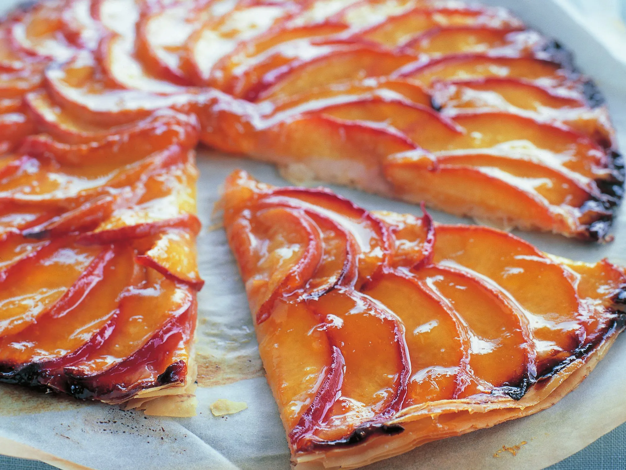 Peach galette