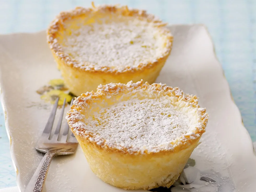 coconut custard tarts