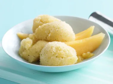 ROCKMELON AND BASIL SORBET