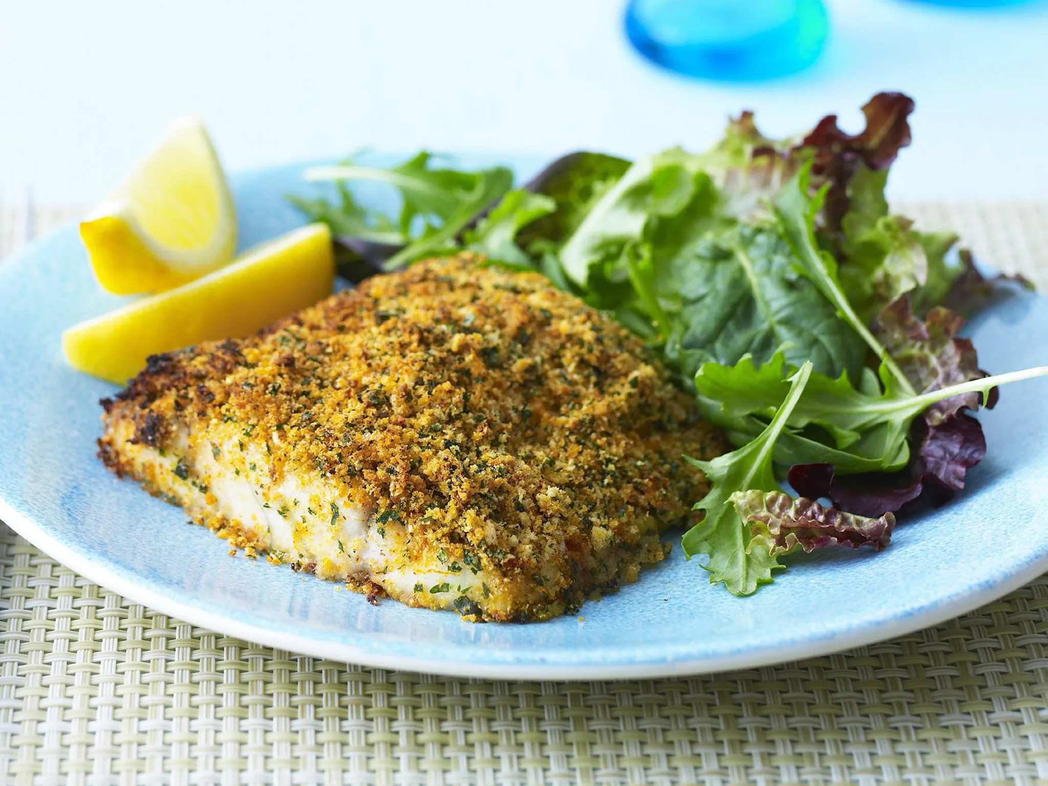Chermoulla-crusted fish