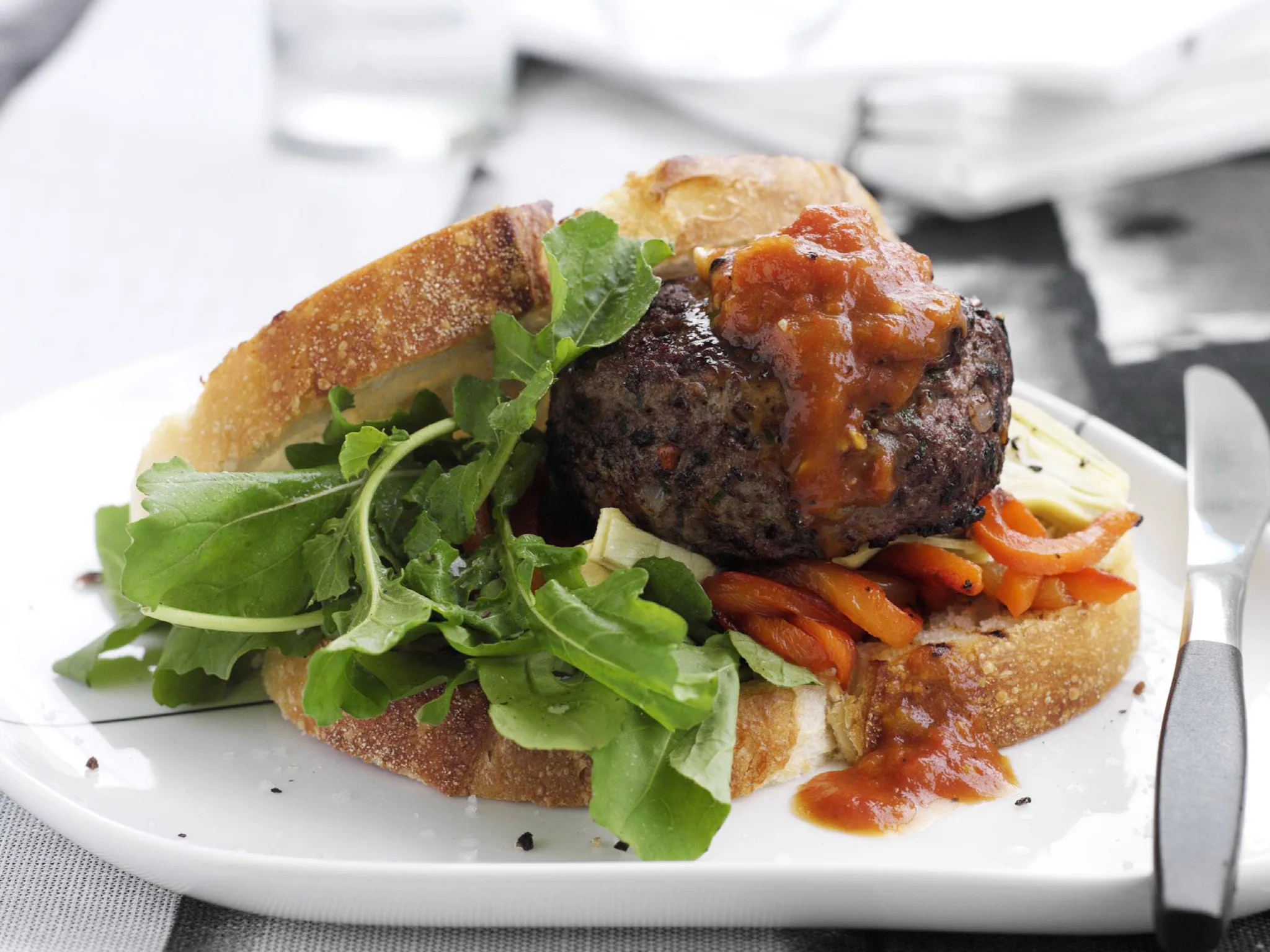 Burgers italian-style