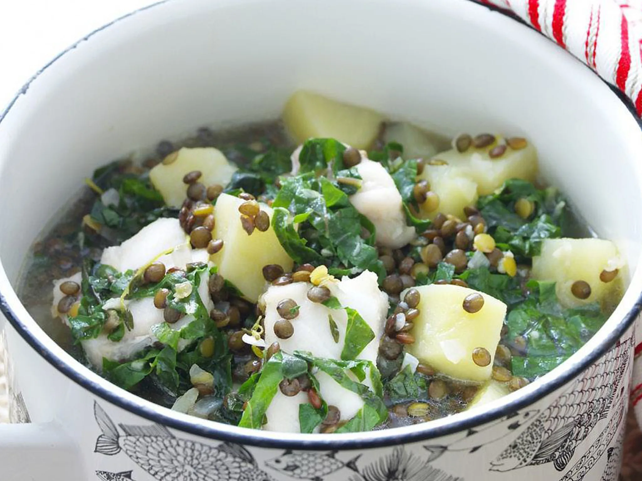 fish and potato stew