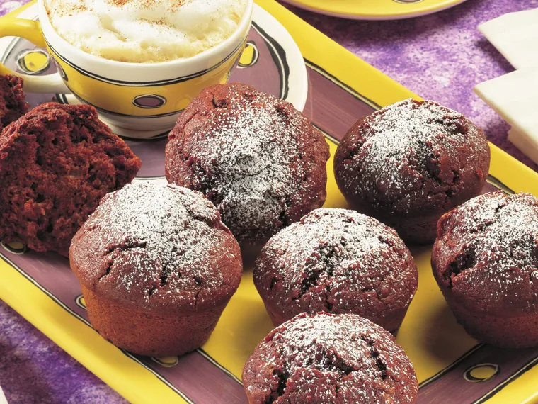chocolate beetroot muffins