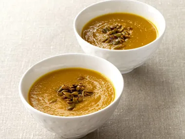 pumpkin with chilli-crusted pepitas